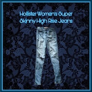 Hollister Denim Super Skinny High Rise Jeans